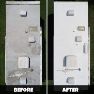Square Aruba aerial before and after