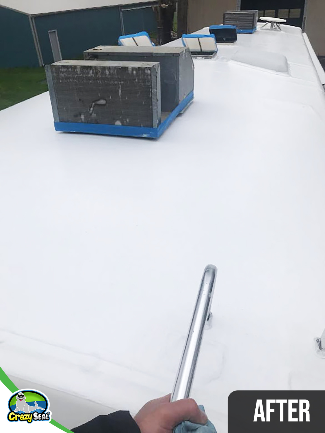 Project #3859: Worn RV Roof to Like-New DIY Finish