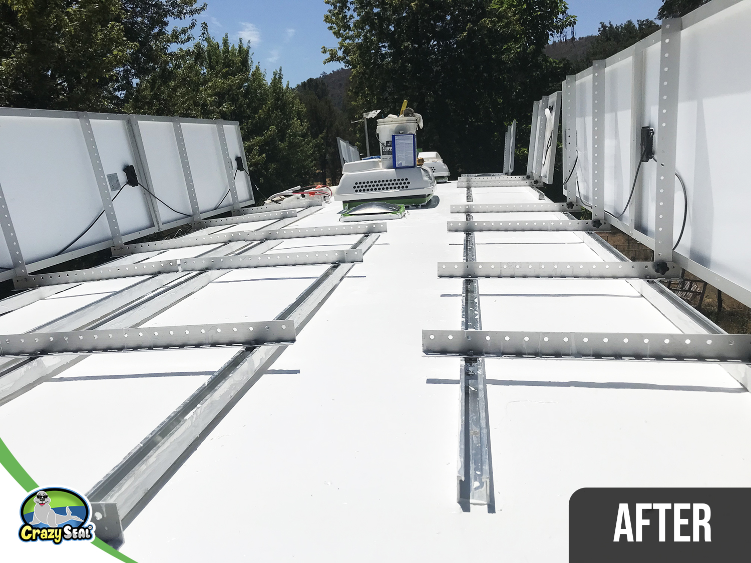 Project #3625: RV Roof Transformation from Driveway to Done