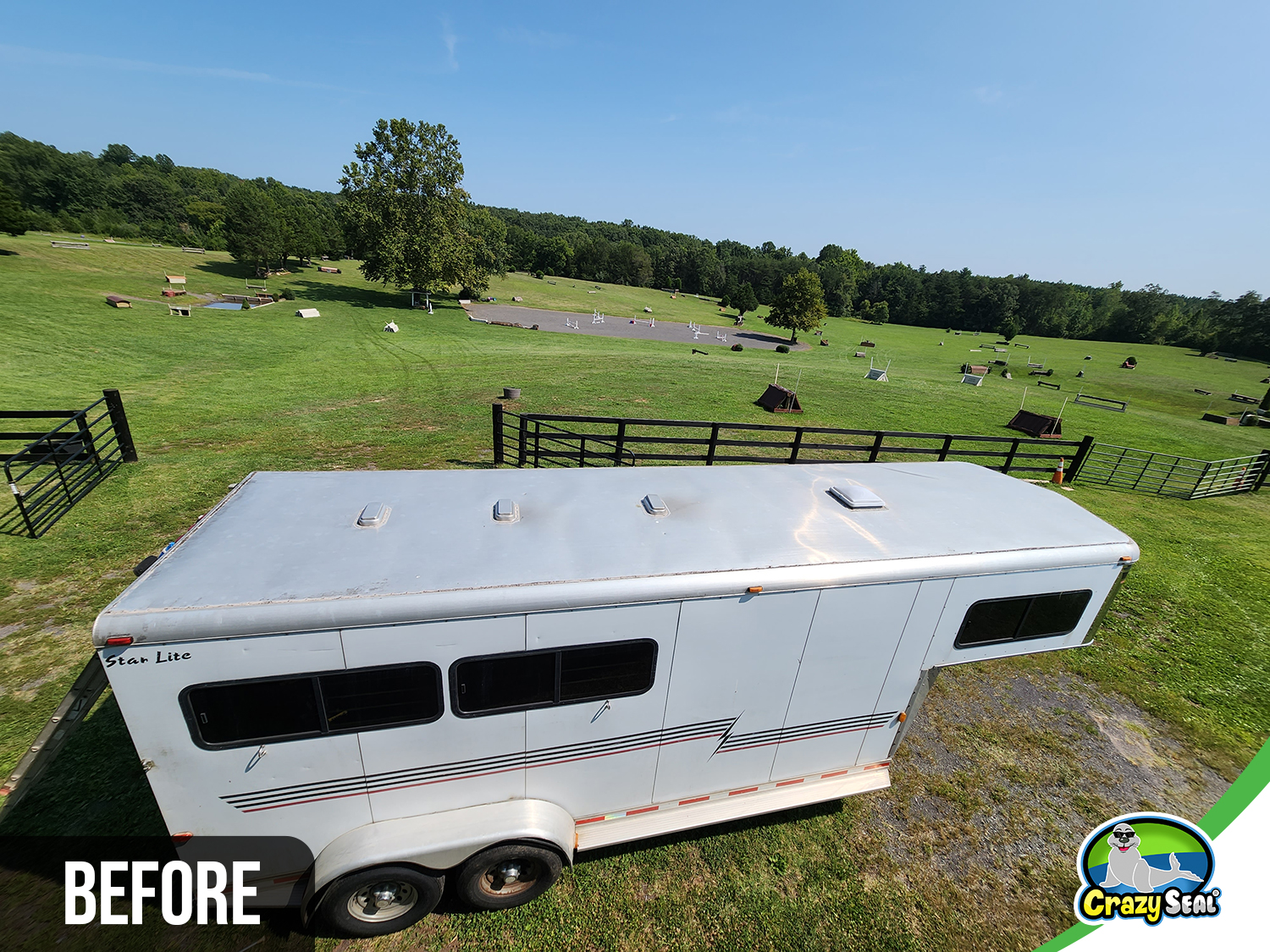 Project #4402: Trailer Roof Restoration That Left No Leak Behind