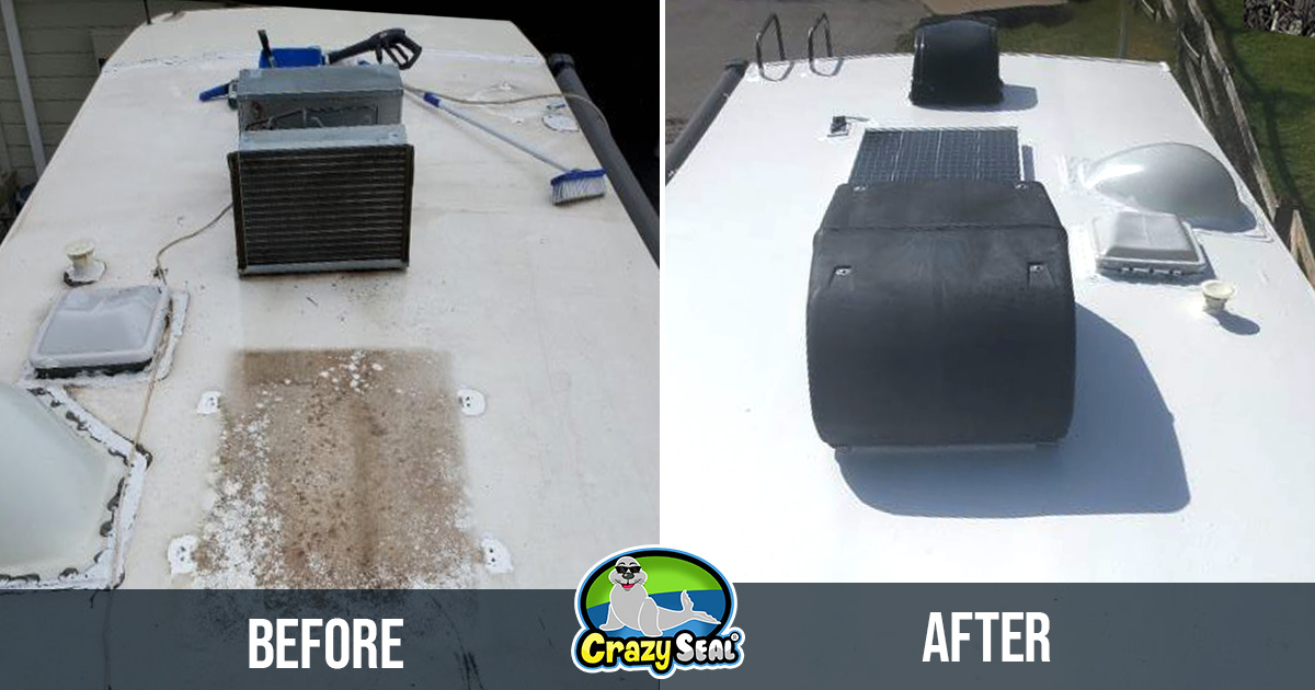 Project #4017: DIY RV Roof Restoration Completed at Just the Right Time