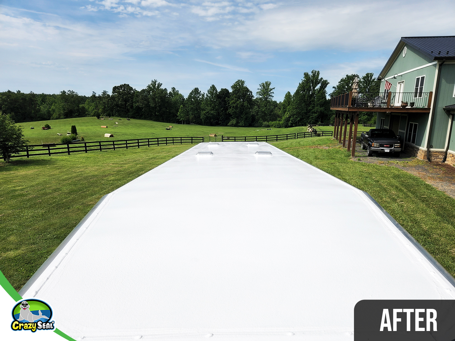 Project #4229: Seamless RV Roof Transformation That Speaks for Itself