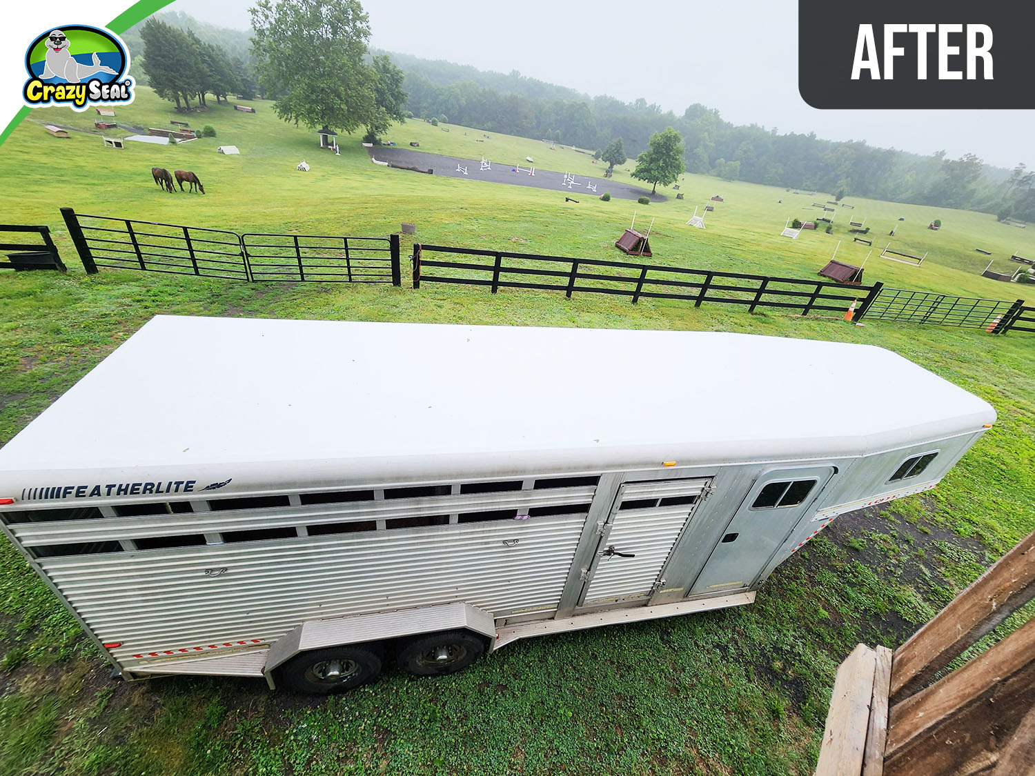Project #4231: Stock Trailer Transformation with Reflective Results